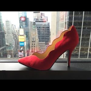 Chinese Laundry Red Suede Heels